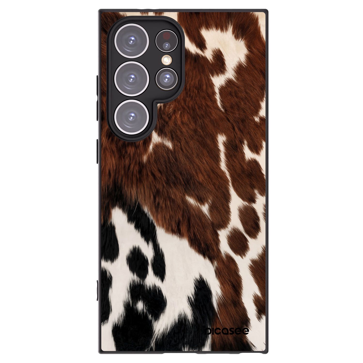 Picasee Μαύρη θήκη σιλικόνης για Samsung Galaxy S24 Ultra S928B 5G - Rust