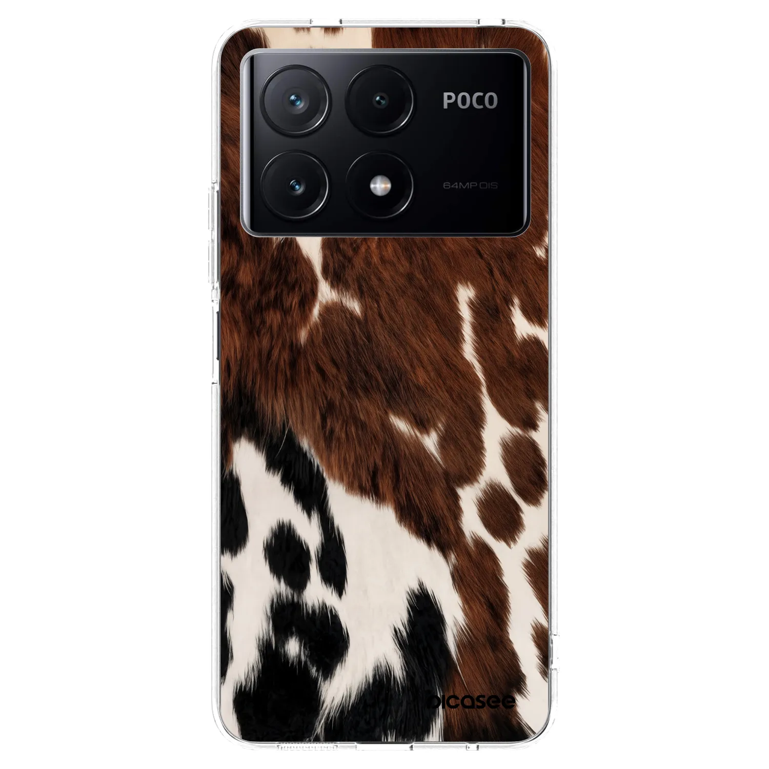 Picasee διαφανής θήκη σιλικόνης Xiaomi Poco X6 Pro - Rust