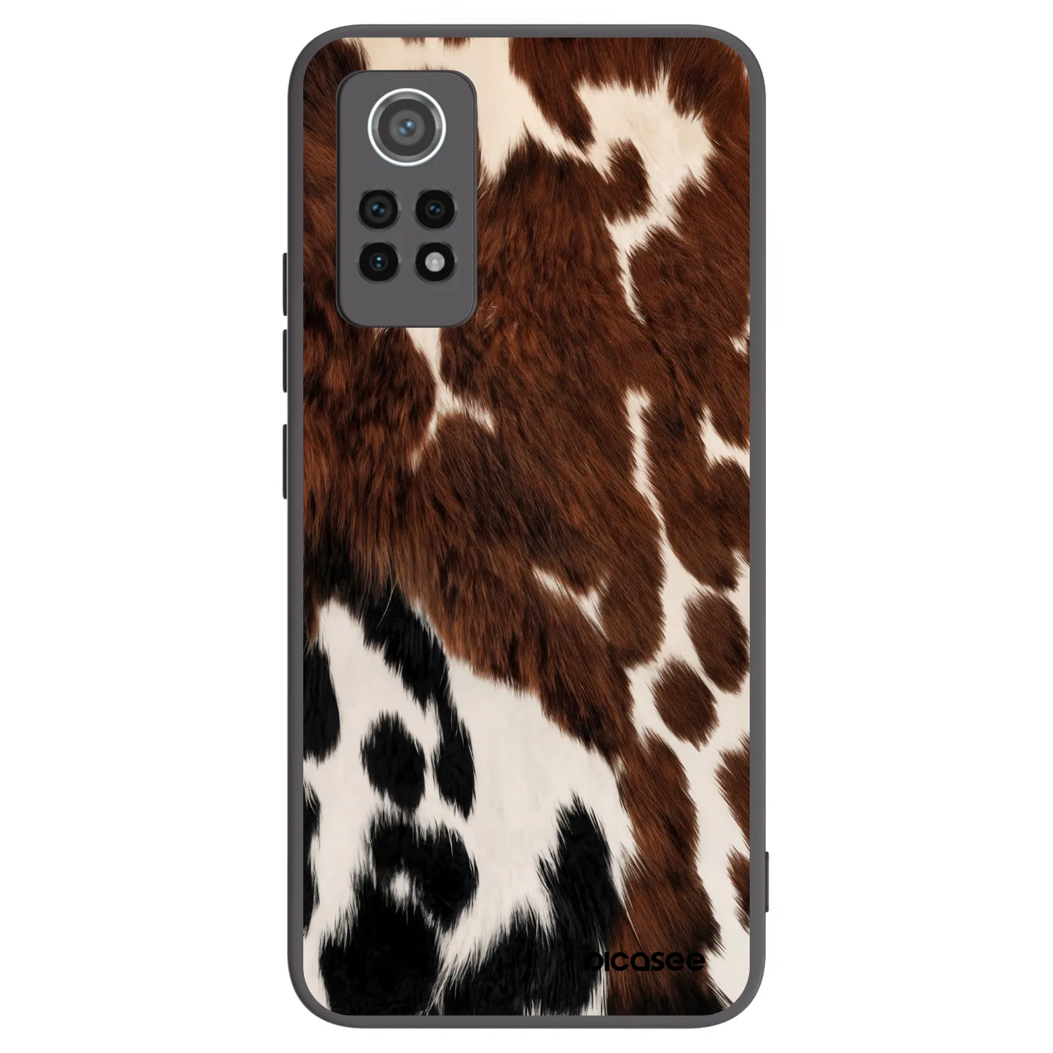 Picasee Μαύρη θήκη σιλικόνης για Xiaomi Redmi Note 12 Pro 4G - Rust