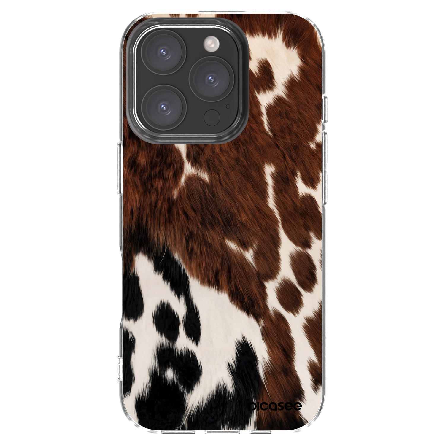 Picasee διαφανής θήκη σιλικόνης Apple iPhone 16 Pro - Rust