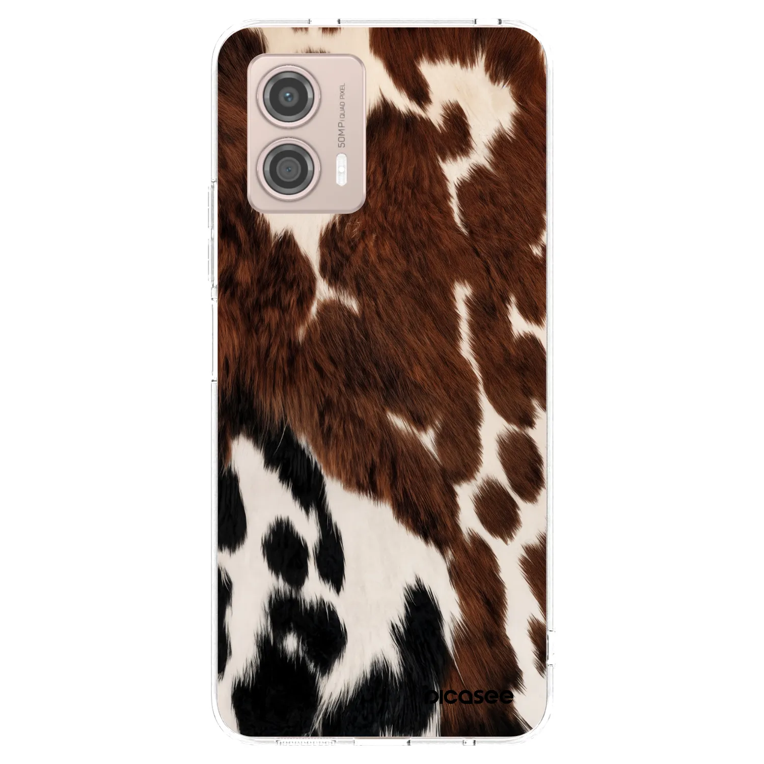 Picasee διαφανής θήκη σιλικόνης Motorola Moto G53 5G - Rust