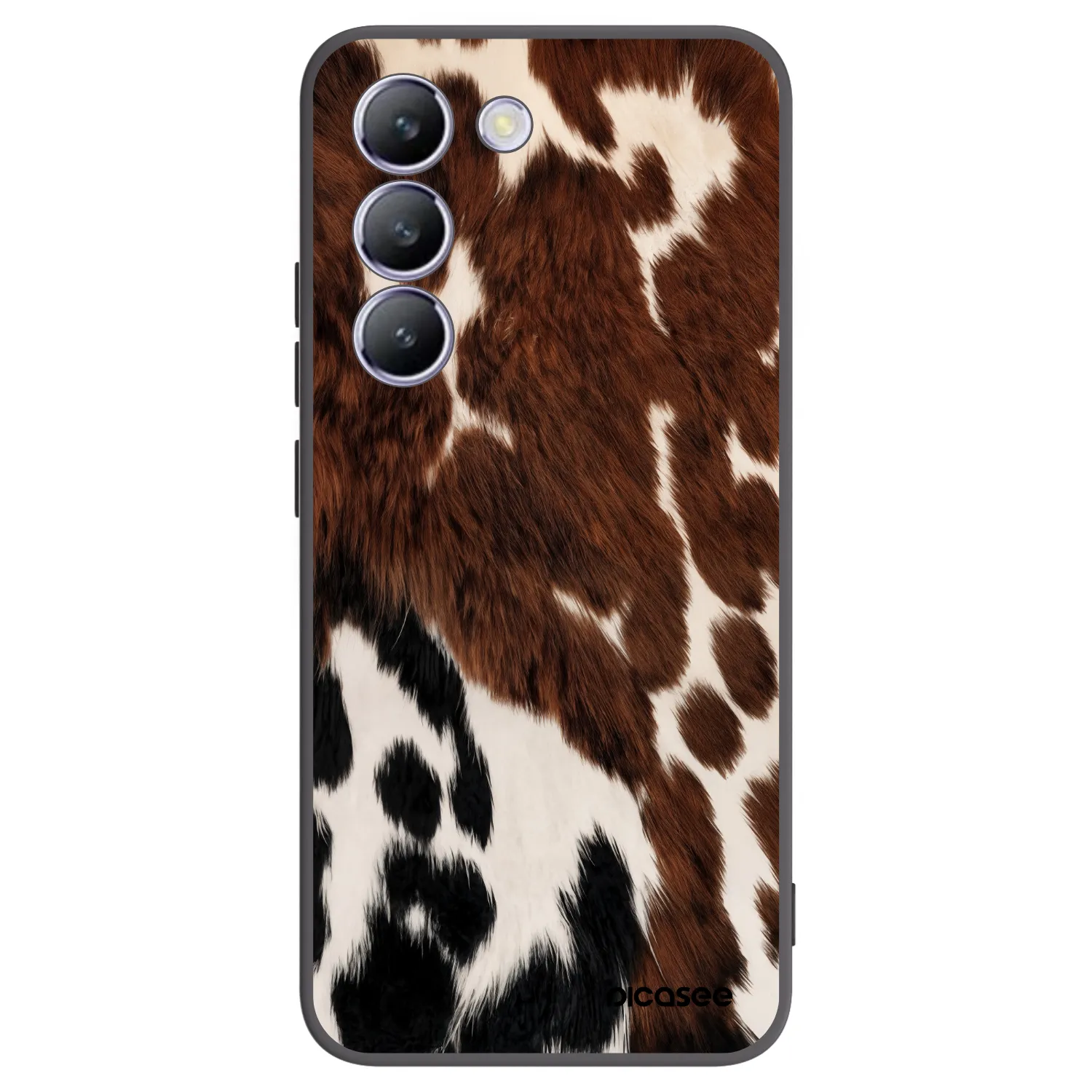 Picasee Μαύρη θήκη σιλικόνης για Vivo V40 SE 5G - Rust