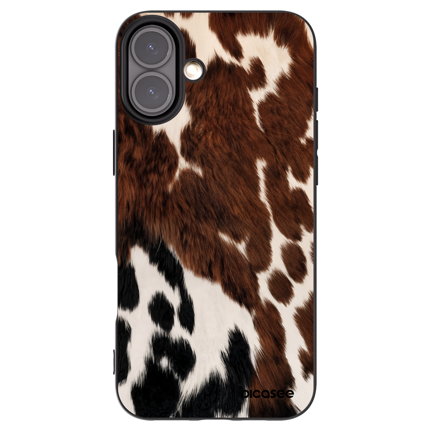 Picasee Μαύρη θήκη σιλικόνης για Apple iPhone 16 Plus - Rust