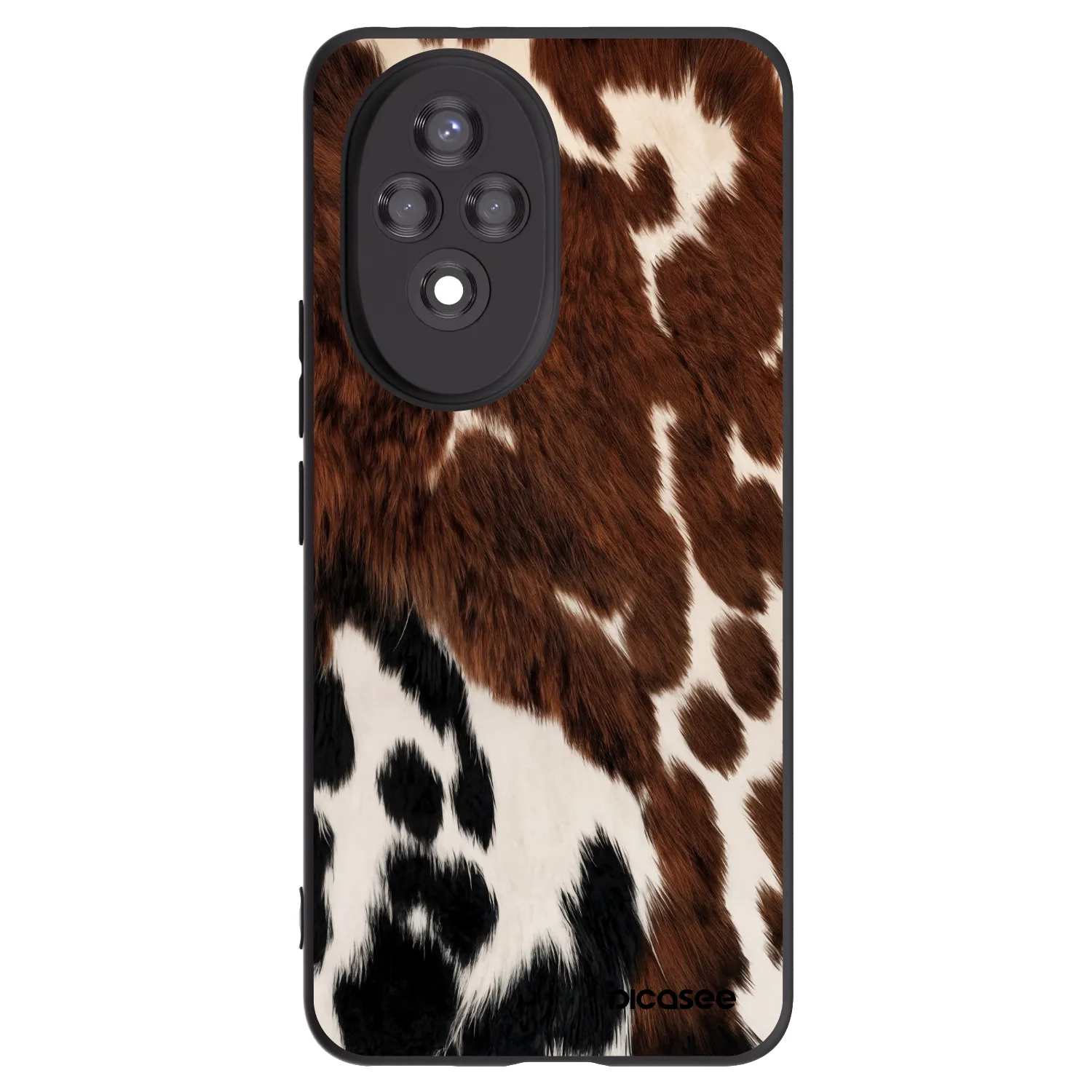 Picasee Μαύρη θήκη σιλικόνης για Honor 200 Pro 5G - Rust