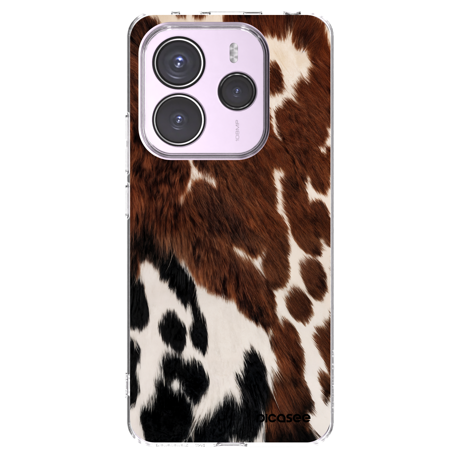 Picasee διαφανής θήκη σιλικόνης Xiaomi Redmi Note 14 5G - Rust