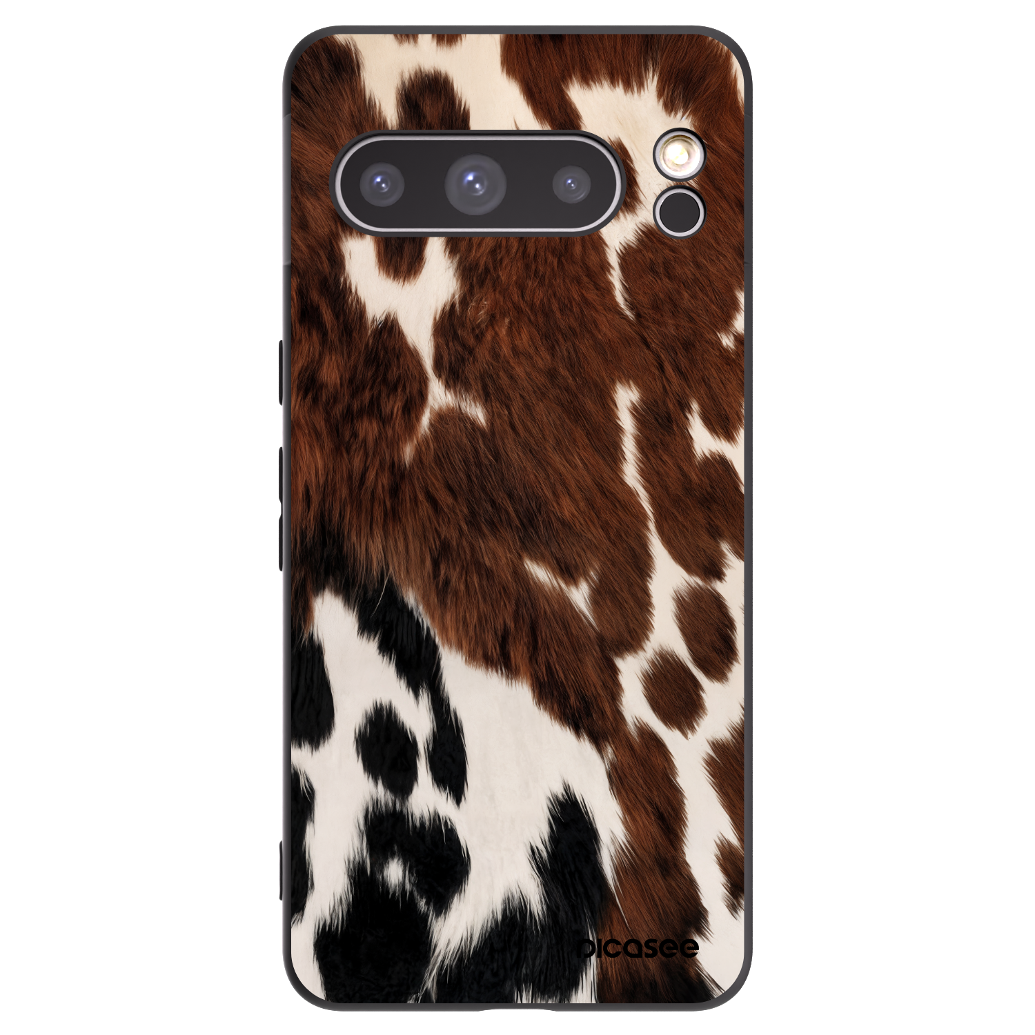 Picasee Μαύρη θήκη σιλικόνης για Google Pixel 8 Pro - Rust