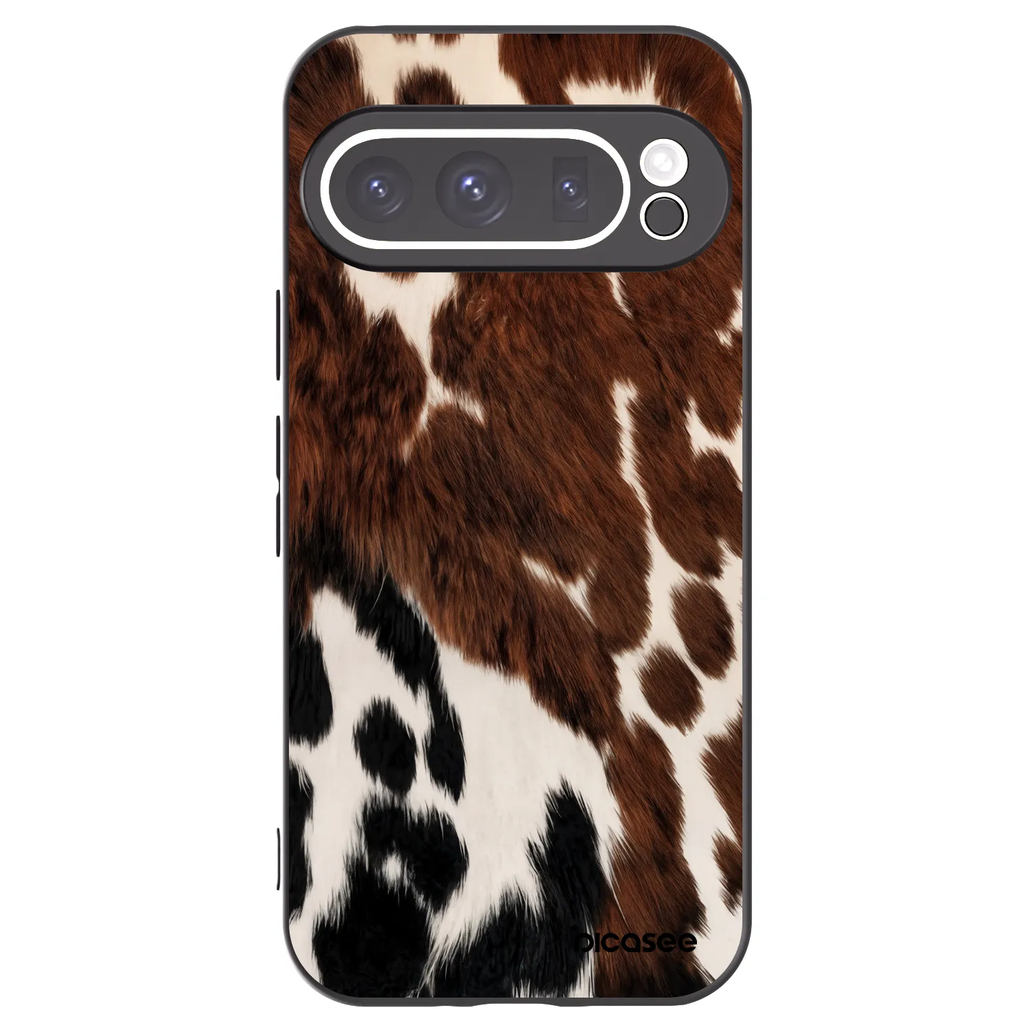 Picasee Μαύρη θήκη σιλικόνης για Google Pixel 9 Pro - Rust