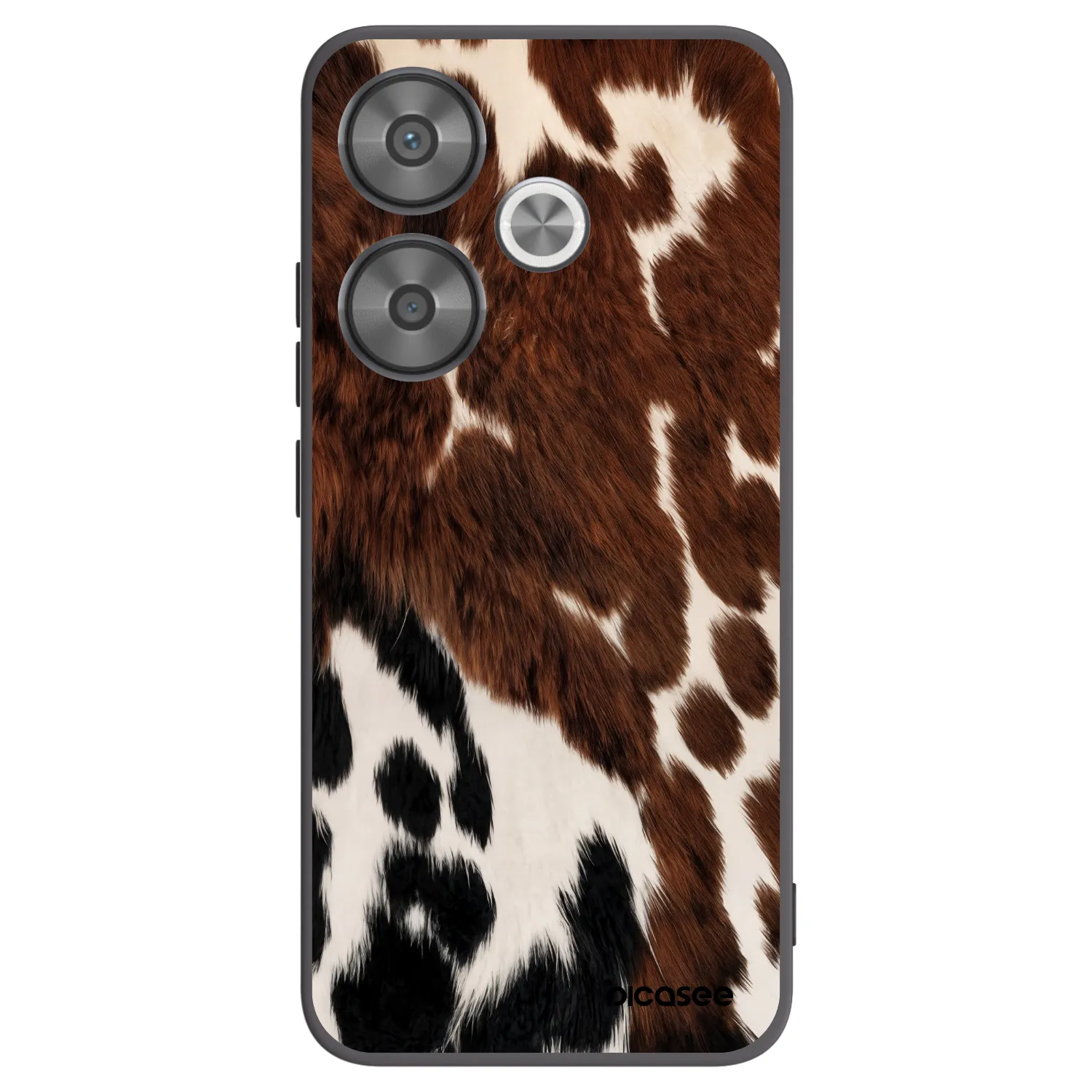 Picasee Μαύρη θήκη σιλικόνης για Xiaomi Poco F6 - Rust