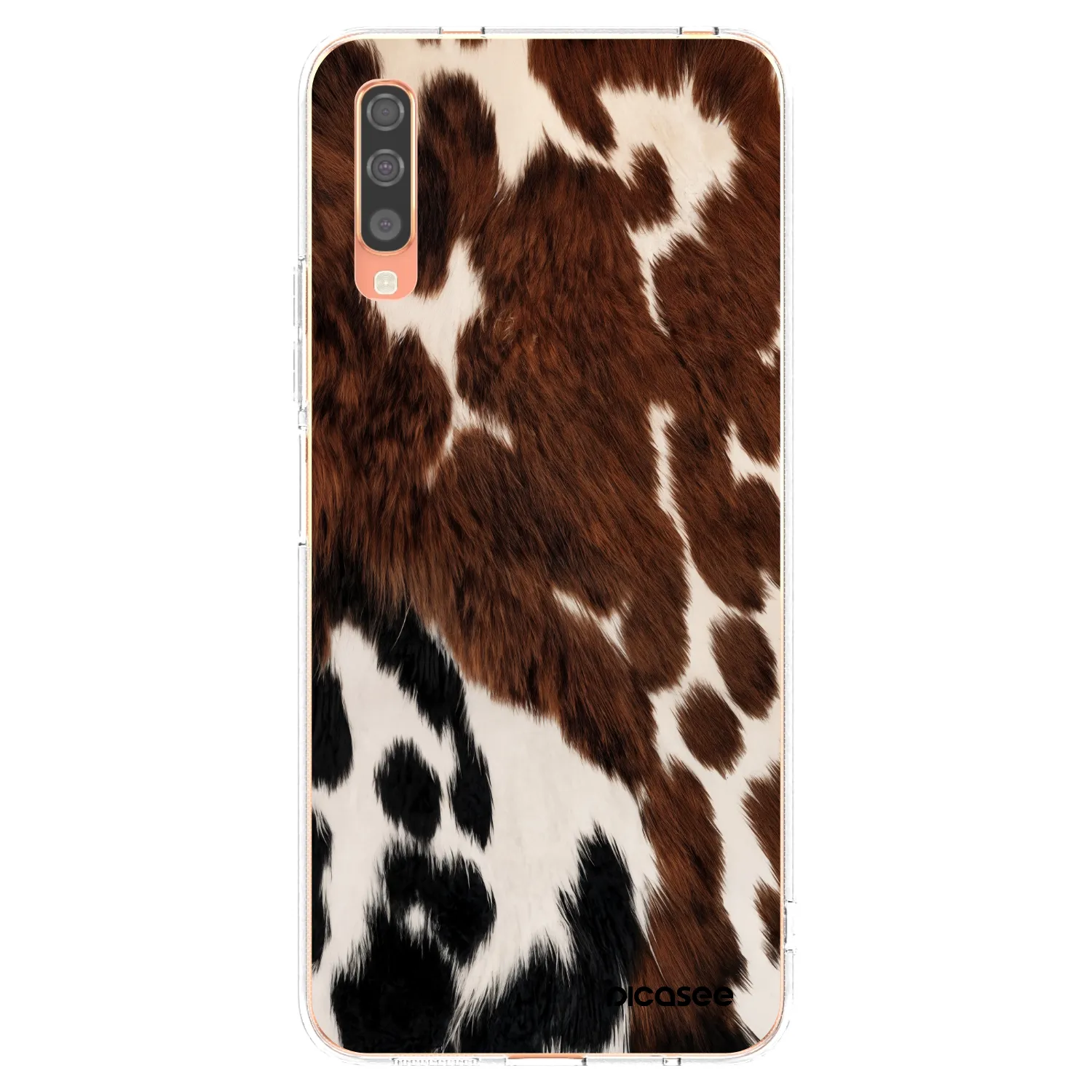 Picasee διαφανής θήκη σιλικόνης Samsung Galaxy A70 A705F - Rust