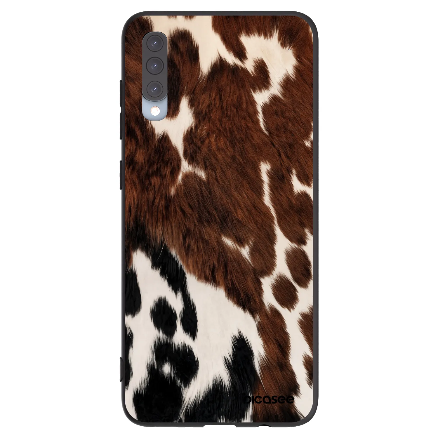 Picasee Μαύρη θήκη σιλικόνης για Samsung Galaxy A70 A705F - Rust