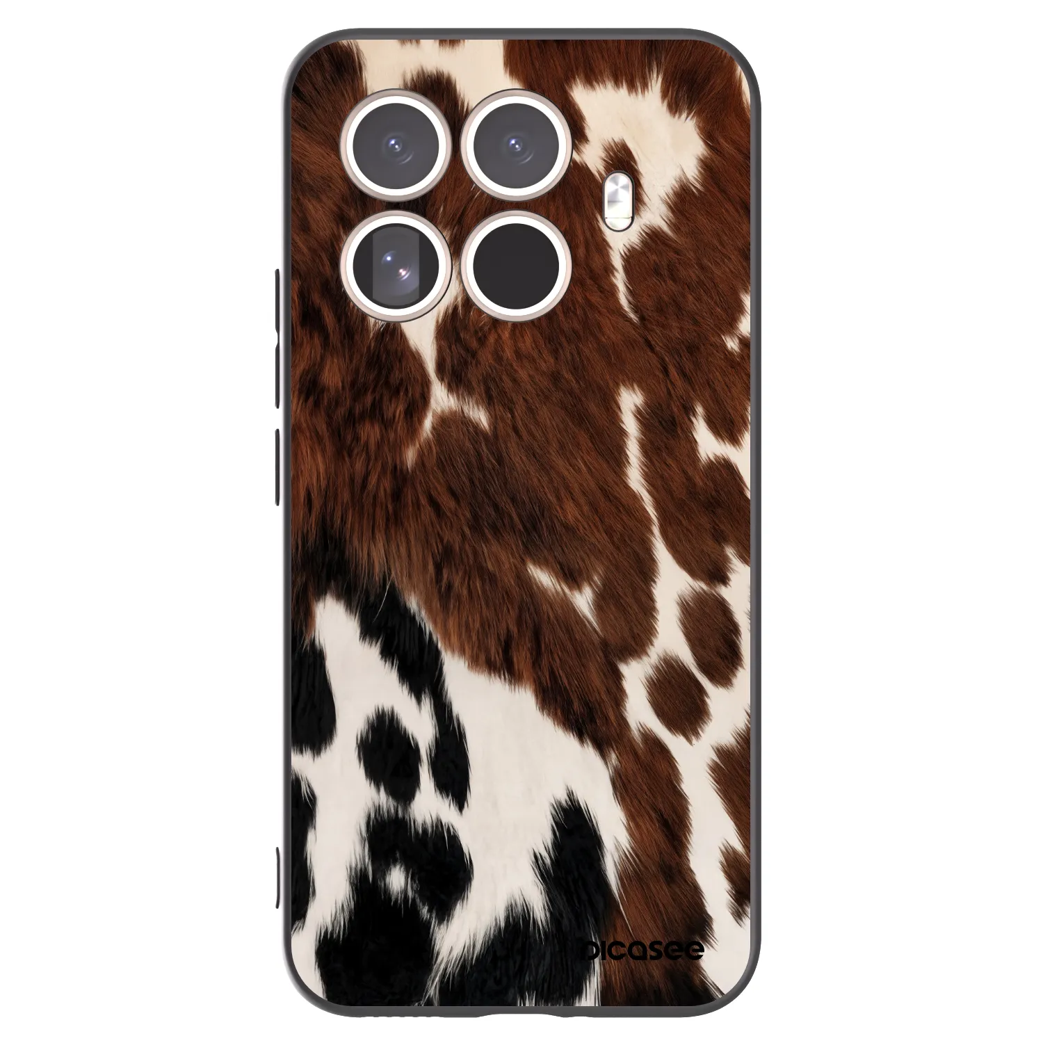 Picasee Μαύρη θήκη σιλικόνης για Xiaomi 15T Pro - Rust