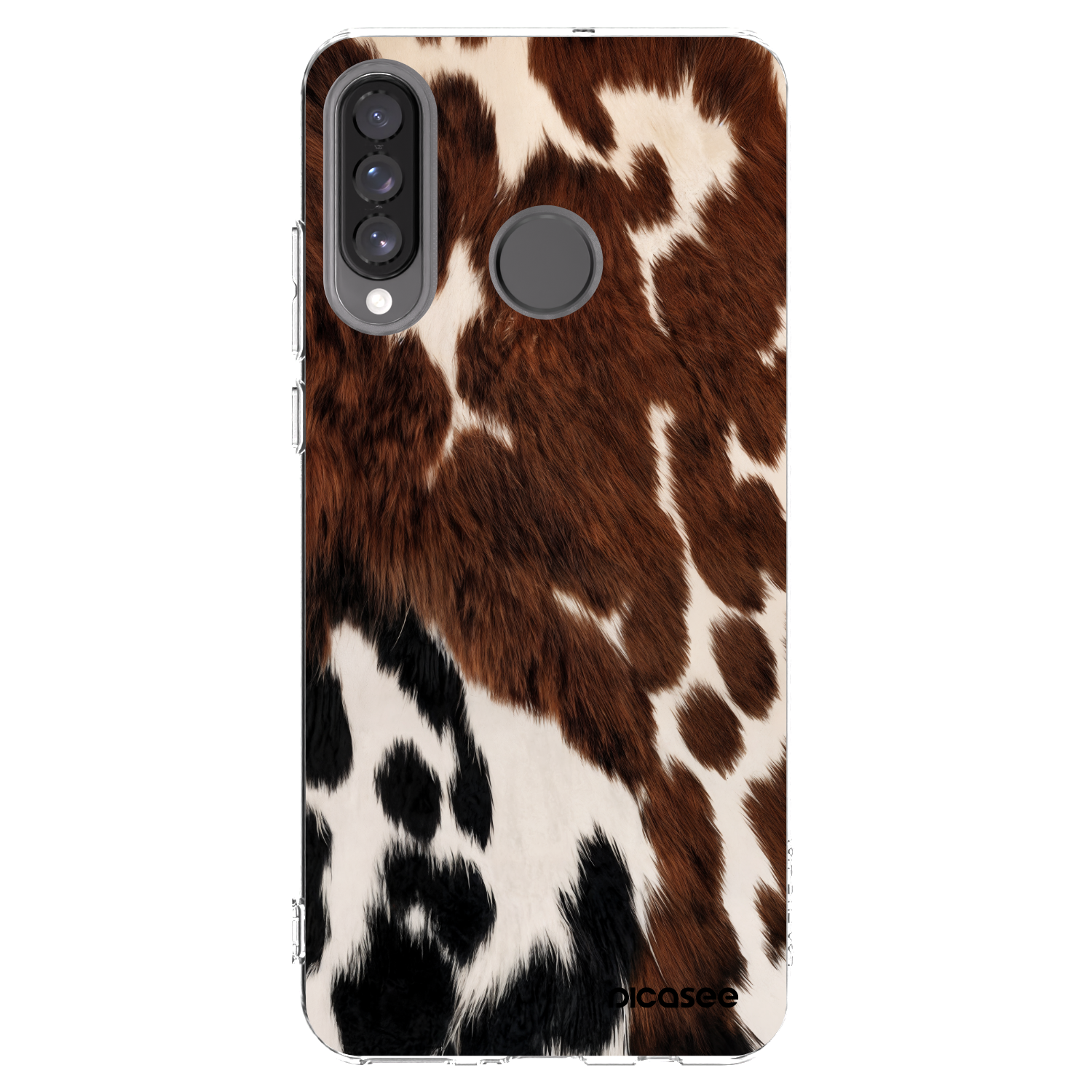 Picasee διαφανής θήκη σιλικόνης Huawei P30 Lite - Rust