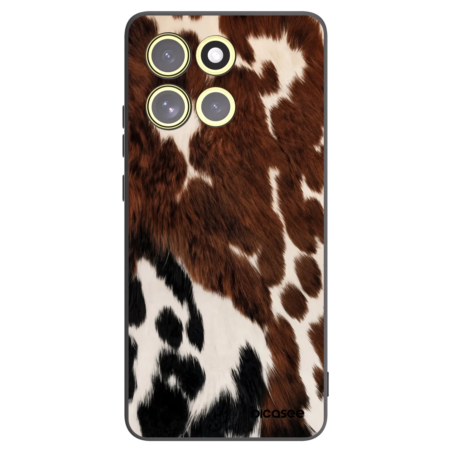 Picasee Μαύρη θήκη σιλικόνης για Motorola Moto G86 Power 5G - Rust