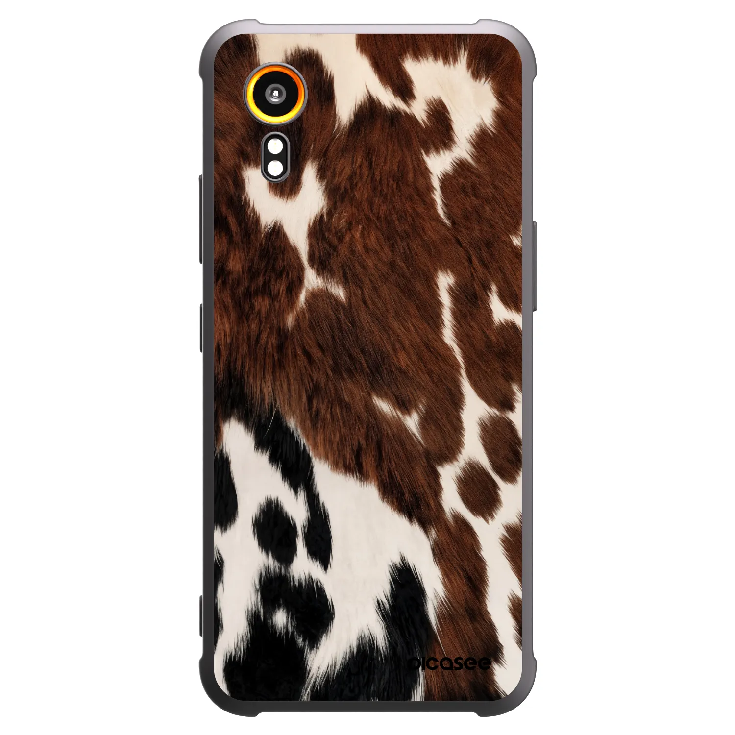 Picasee Μαύρη θήκη σιλικόνης για Samsung Galaxy Xcover 7 - Rust