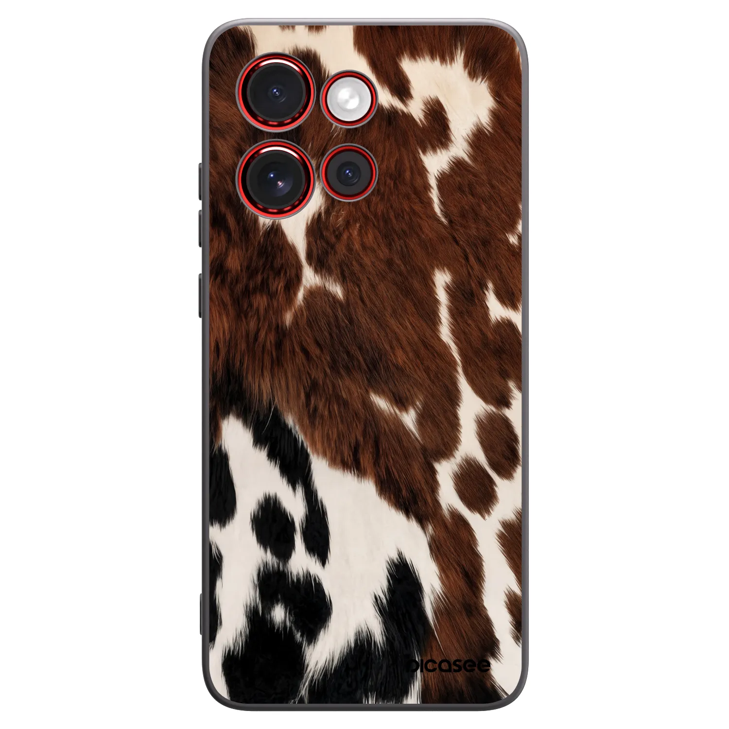 Picasee Μαύρη θήκη σιλικόνης για Motorola Edge 60 Neo 5G - Rust