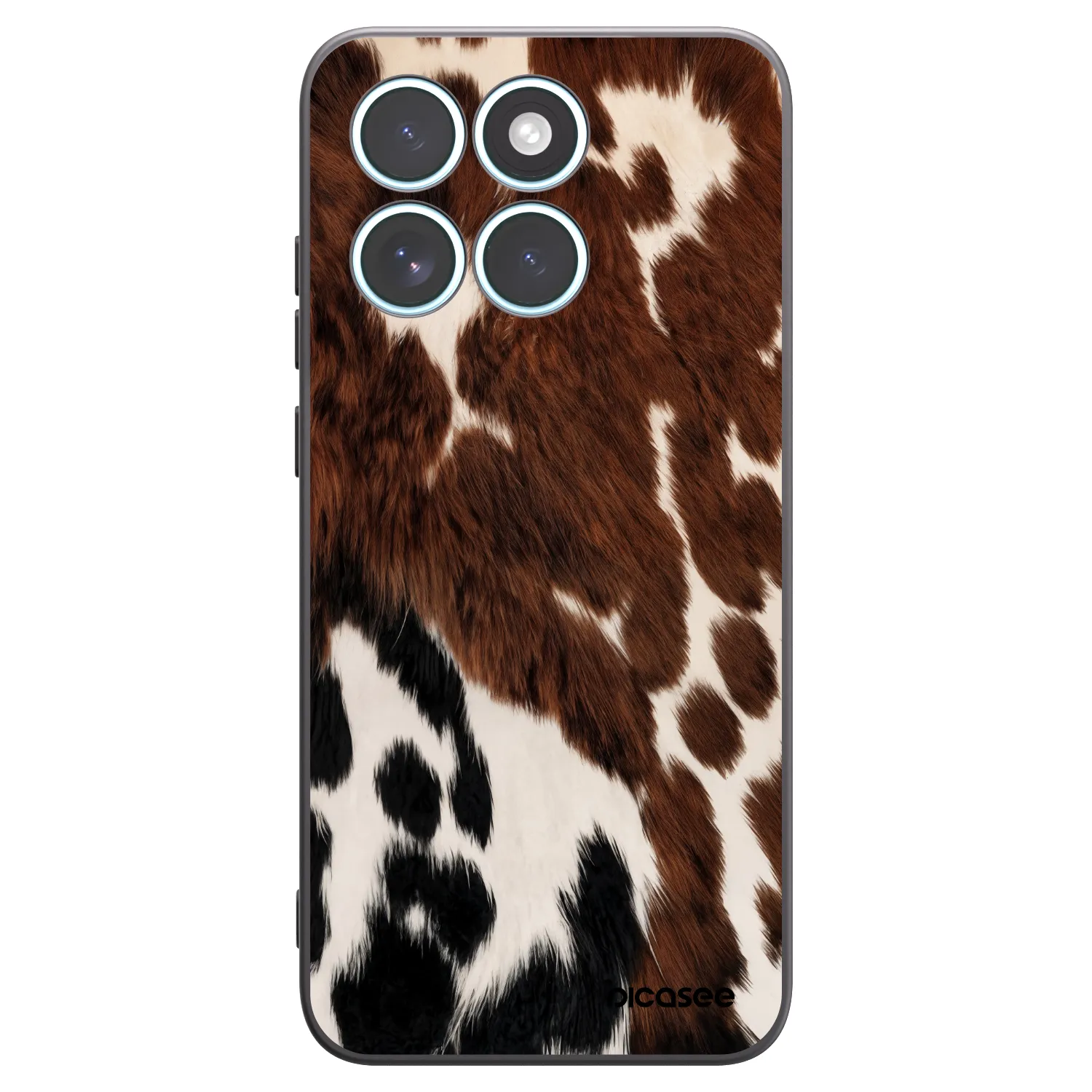 Picasee Μαύρη θήκη σιλικόνης για Motorola Edge 70 Fusion - Rust