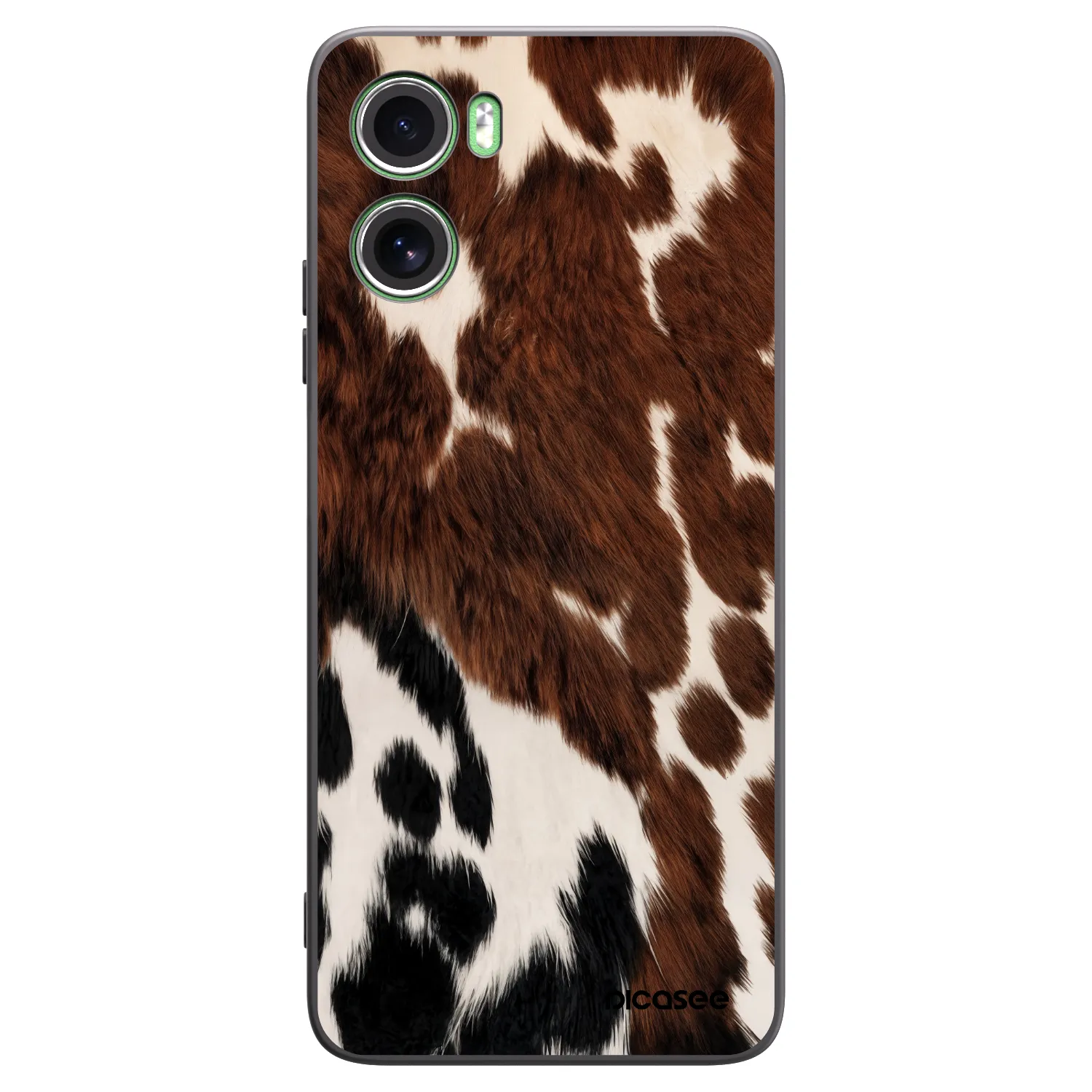 Picasee Μαύρη θήκη σιλικόνης για Motorola Moto G06 - Rust