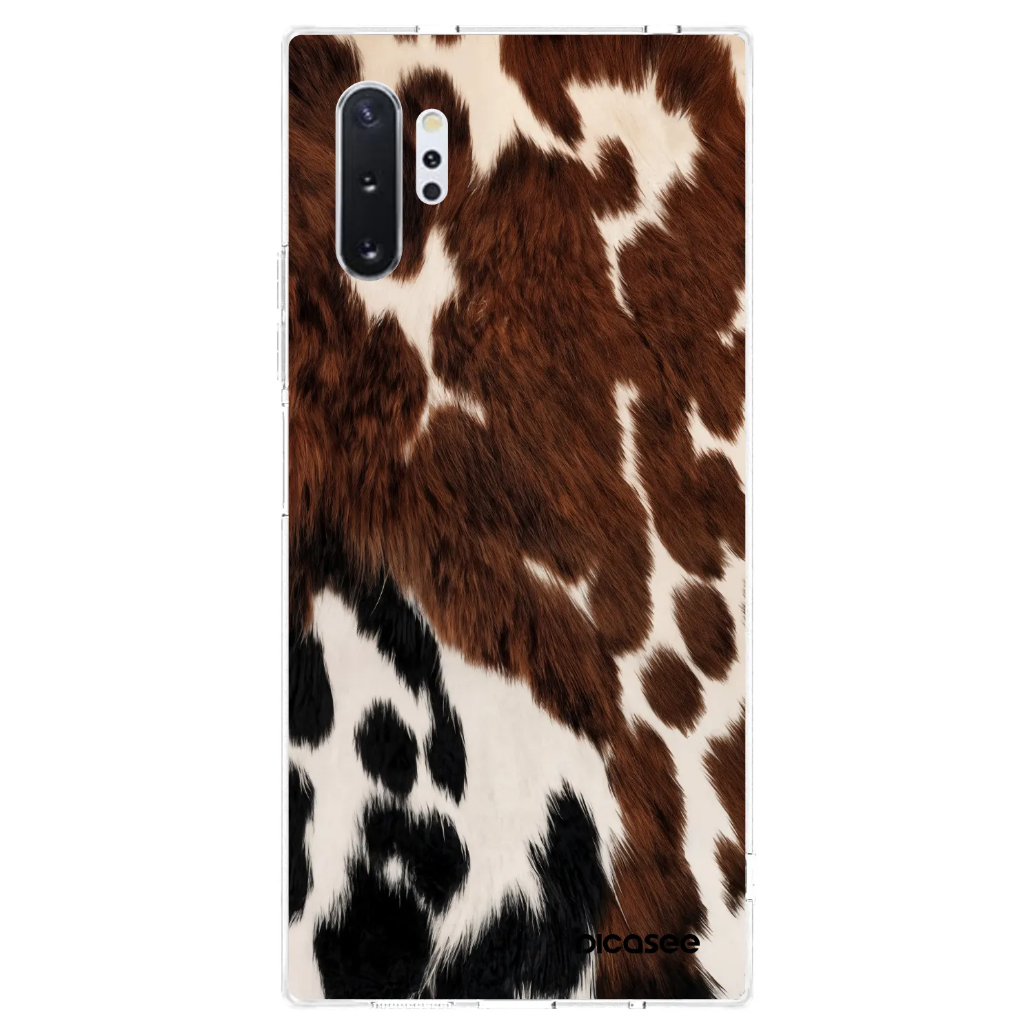 Picasee διαφανής θήκη σιλικόνης Samsung Galaxy Note 10+ N975F - Rust
