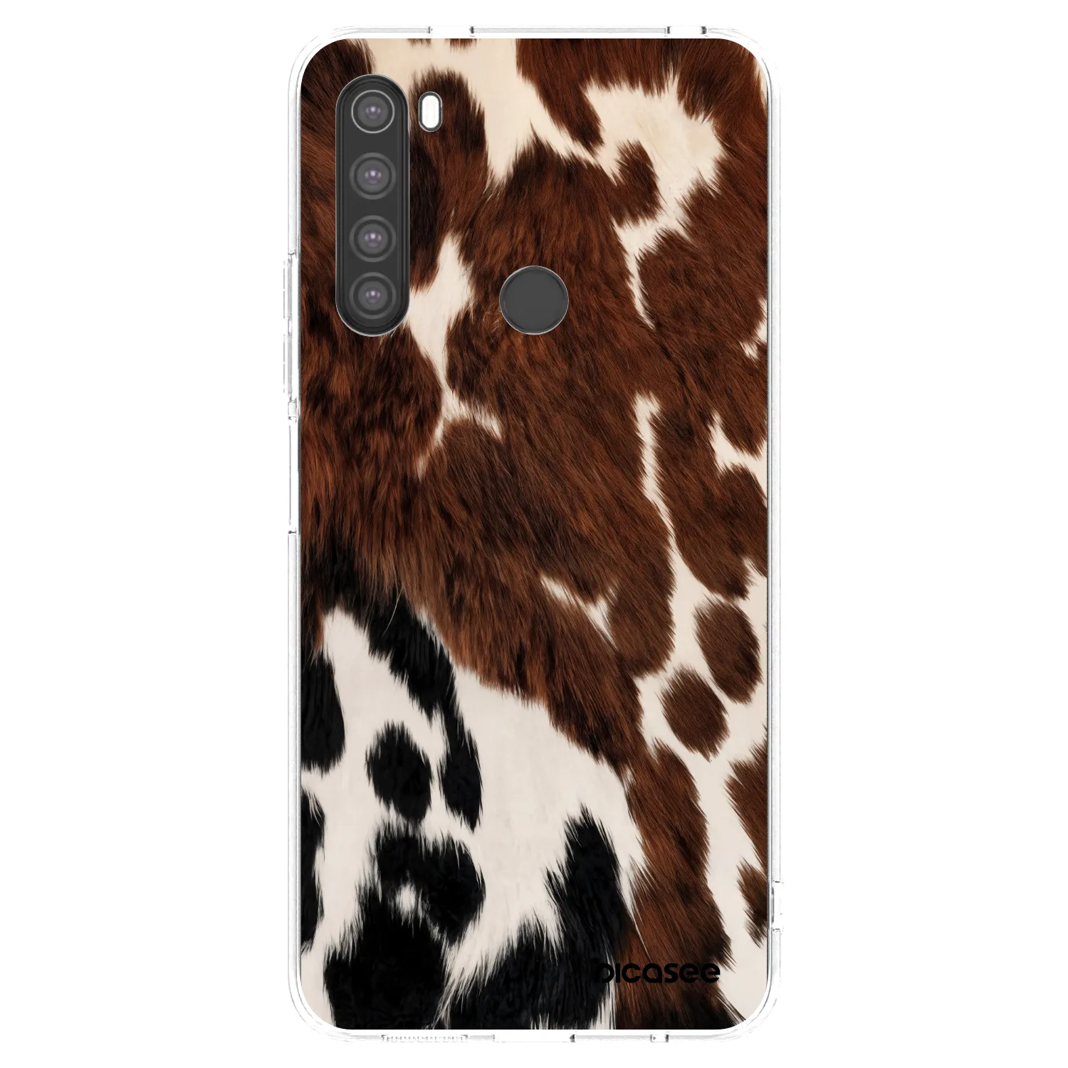 Picasee διαφανής θήκη σιλικόνης Xiaomi Redmi Note 8 - Rust