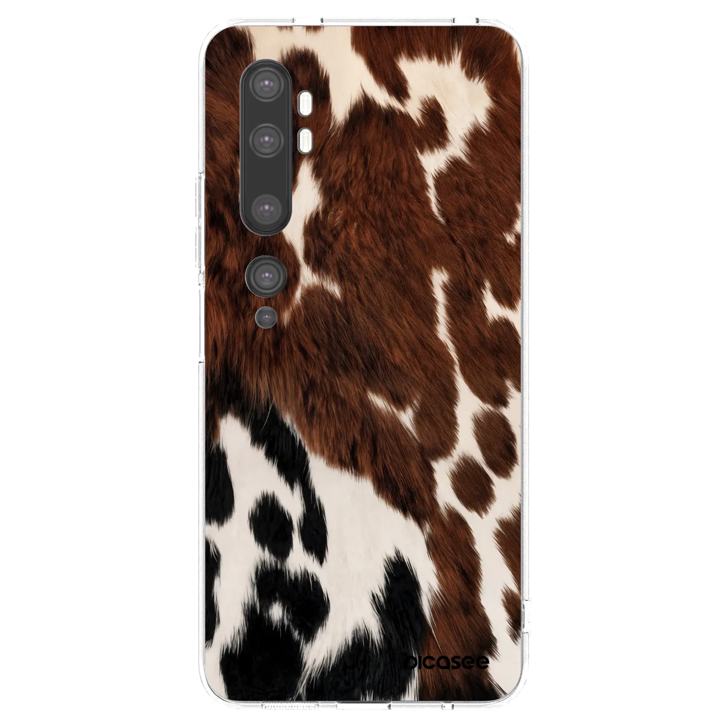 Picasee διαφανής θήκη σιλικόνης Xiaomi Mi Note 10 (Pro) - Rust