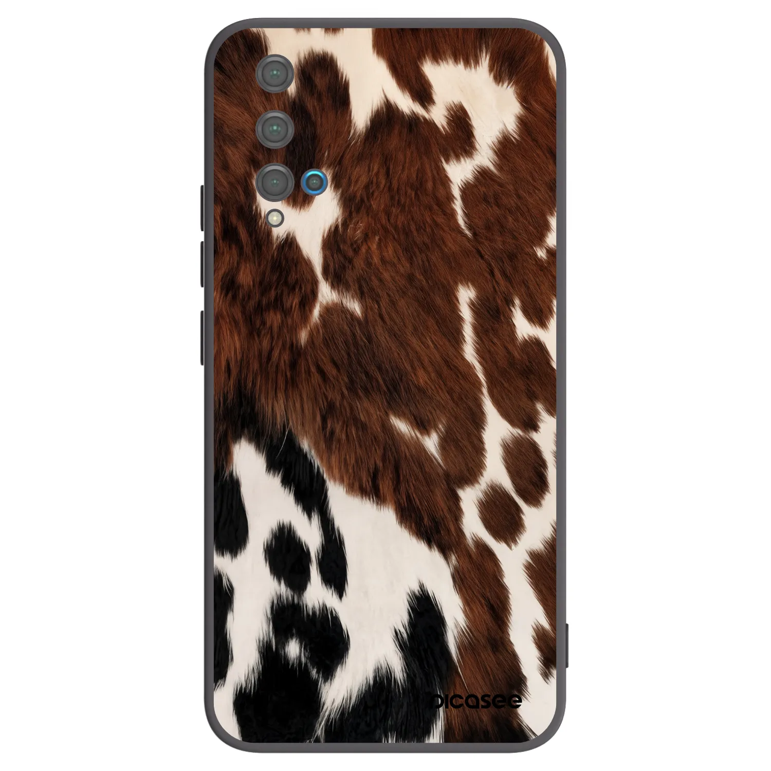 Picasee Μαύρη θήκη σιλικόνης για Huawei Nova 5T - Rust