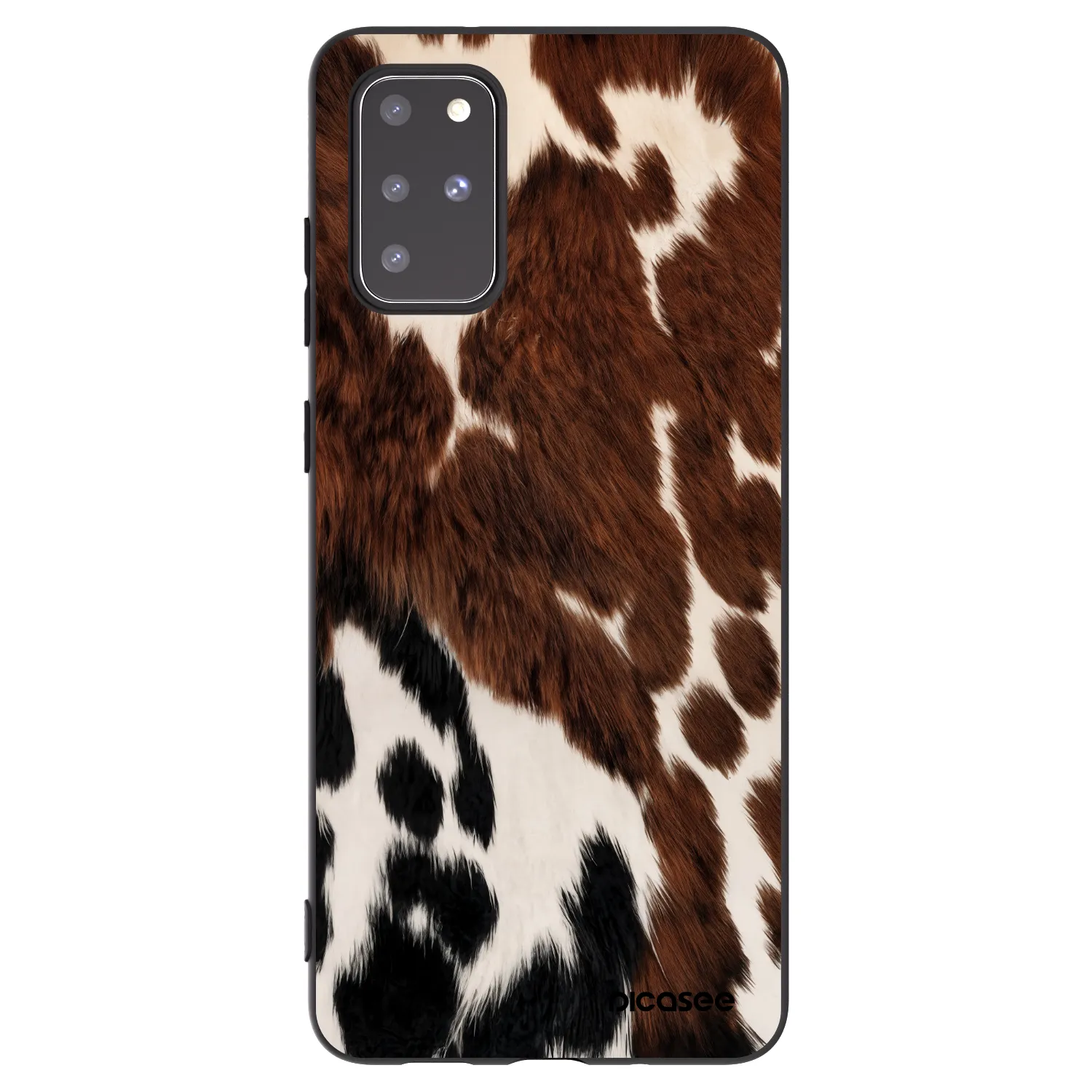 Picasee Μαύρη θήκη σιλικόνης για Samsung Galaxy S20+ G985F - Rust