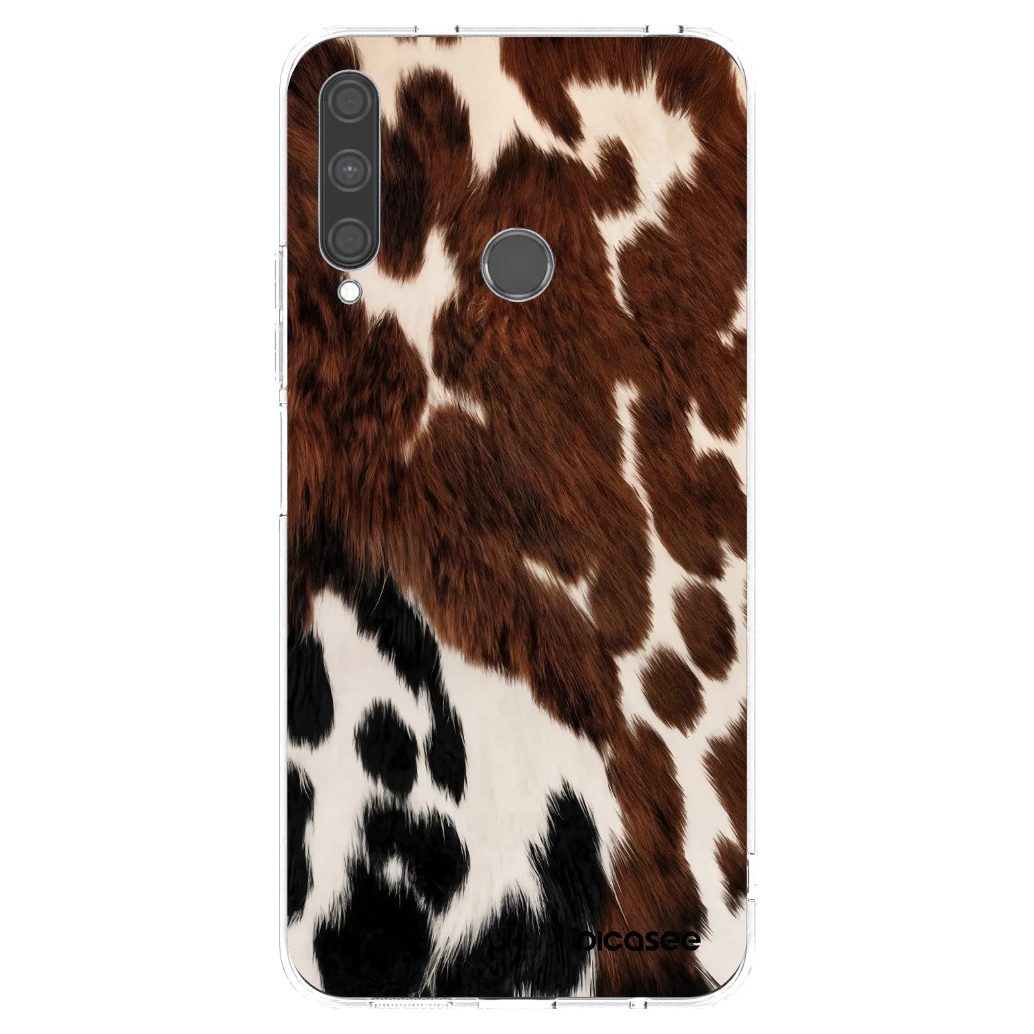 Picasee διαφανής θήκη σιλικόνης Huawei P40 Lite E - Rust