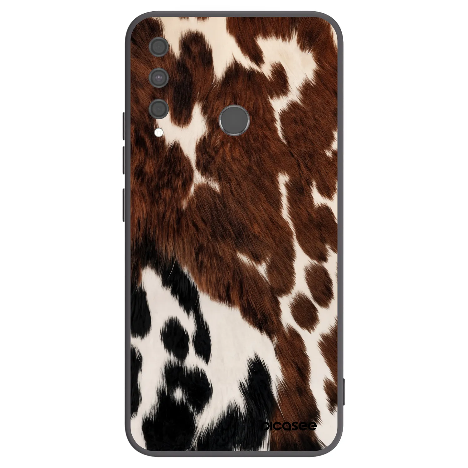 Picasee Μαύρη θήκη σιλικόνης για Huawei P40 Lite E - Rust
