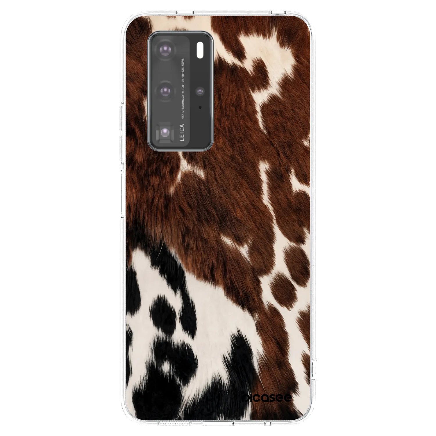 Picasee διαφανής θήκη σιλικόνης Huawei P40 Pro - Rust