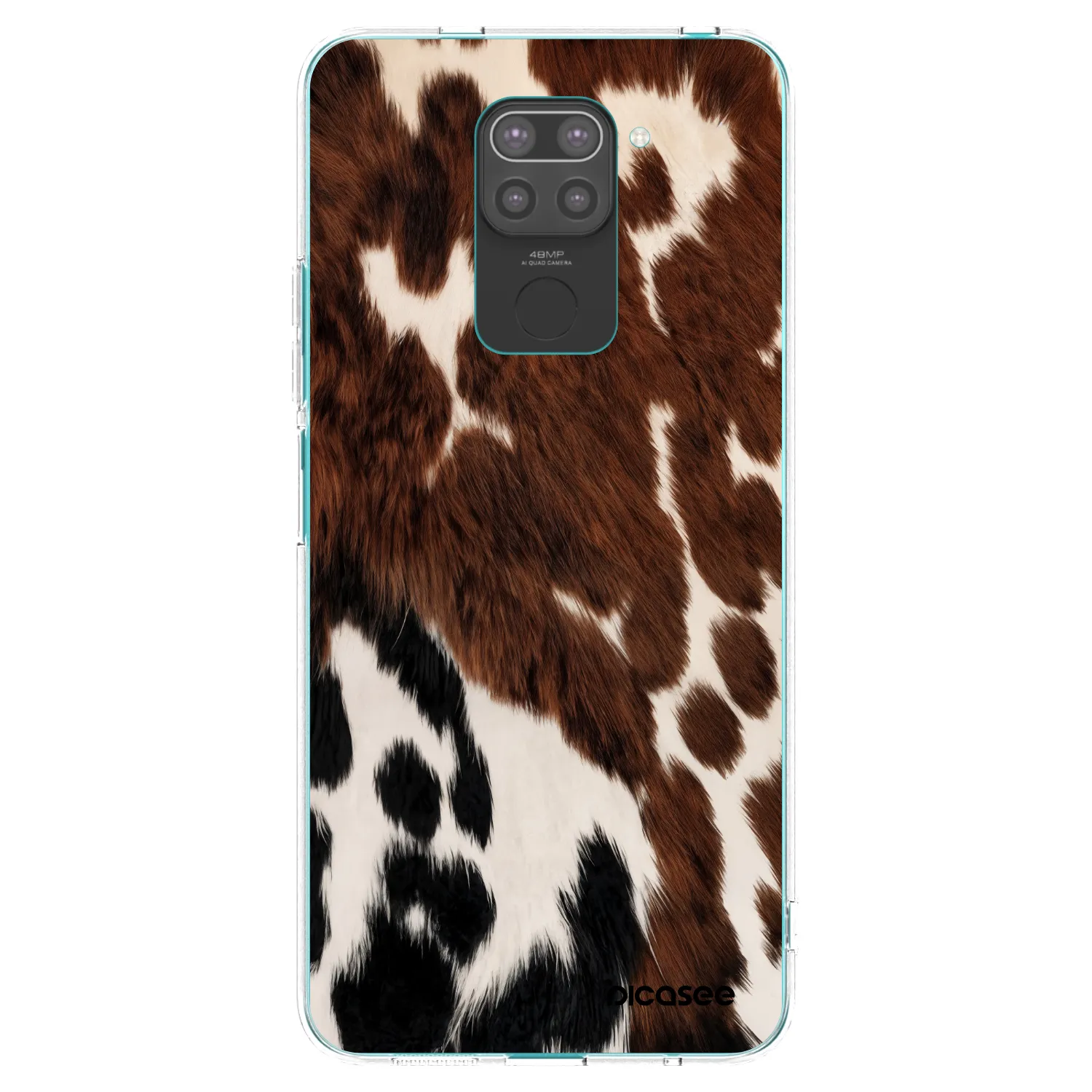 Picasee Μαύρη θήκη σιλικόνης για Xiaomi Redmi Note 9 - Rust