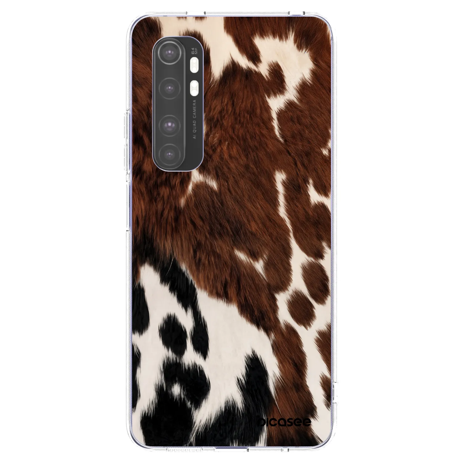 Picasee διαφανής θήκη σιλικόνης Xiaomi Mi Note 10 Lite - Rust