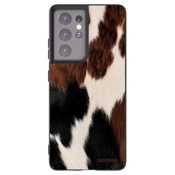 Picasee Μαύρη θήκη σιλικόνης για Samsung Galaxy S21 Ultra 5G G998B - Rodeo