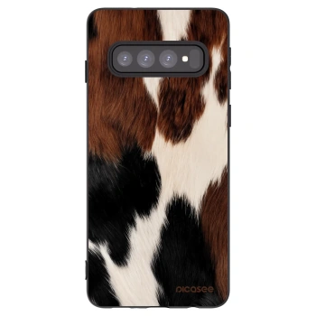 Picasee Μαύρη θήκη σιλικόνης για Samsung Galaxy S10 G973 - Rodeo