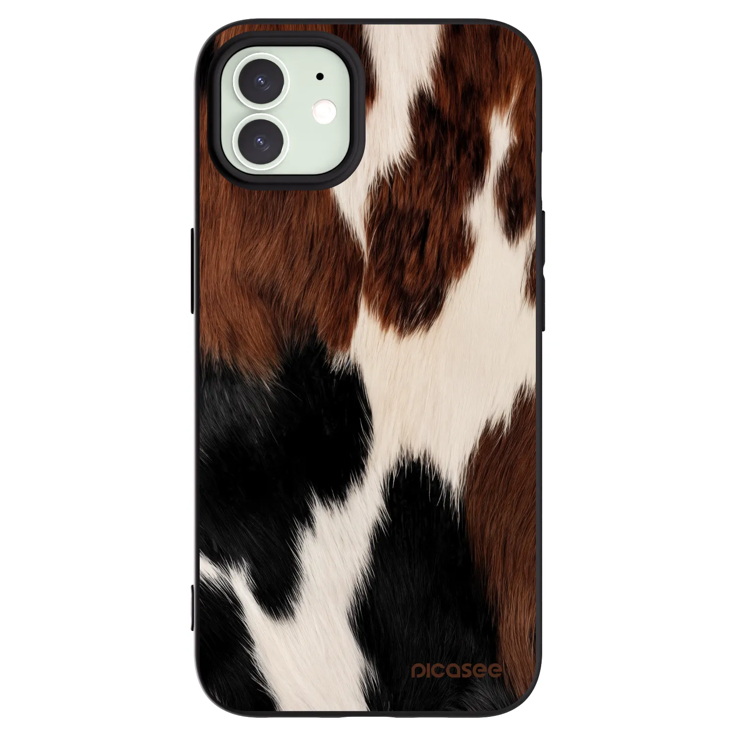 Picasee Μαύρη θήκη σιλικόνης για Apple iPhone 12 Pro - Rodeo