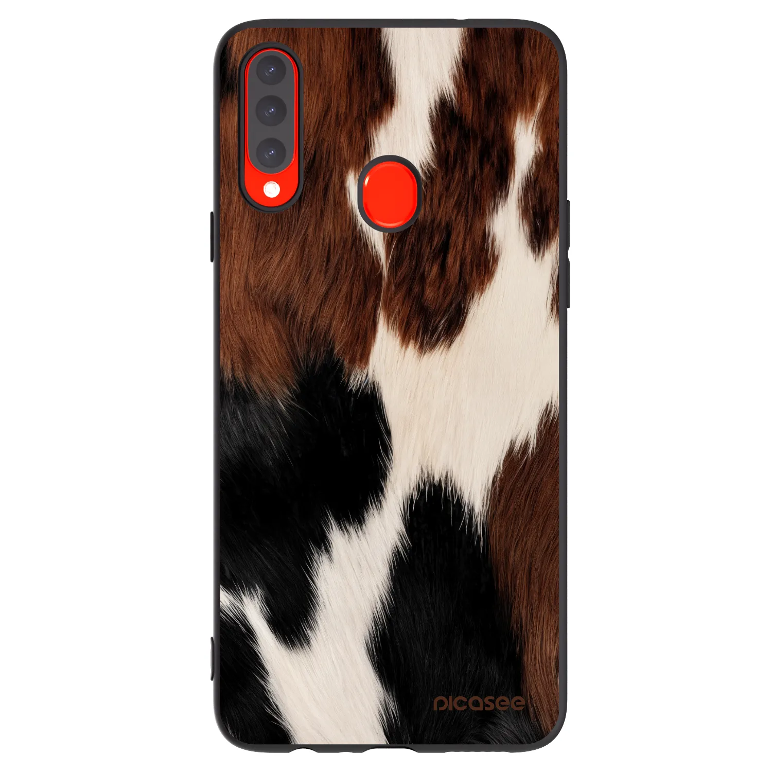 Picasee Μαύρη θήκη σιλικόνης για Samsung Galaxy A20s - Rodeo