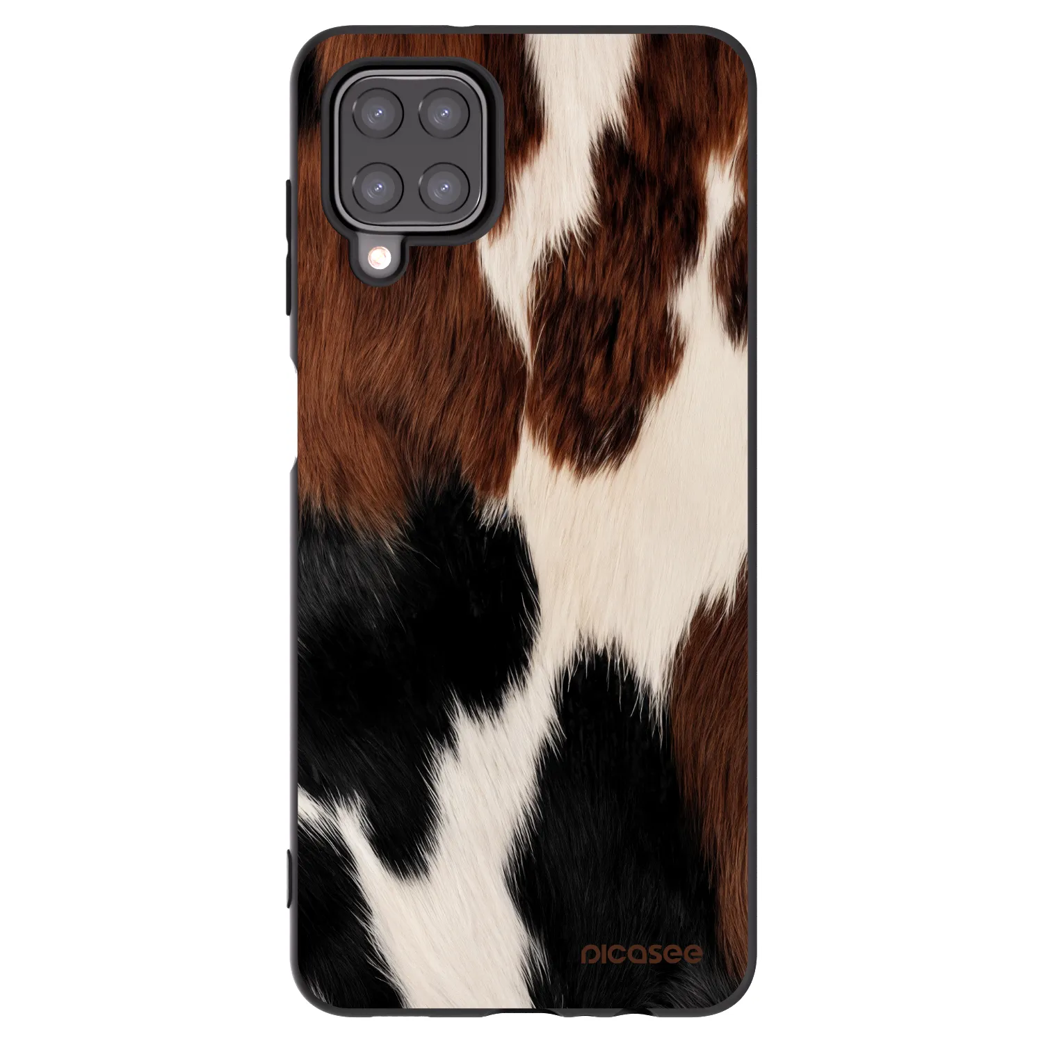 Picasee Μαύρη θήκη σιλικόνης για Samsung Galaxy A12 A125F - Rodeo
