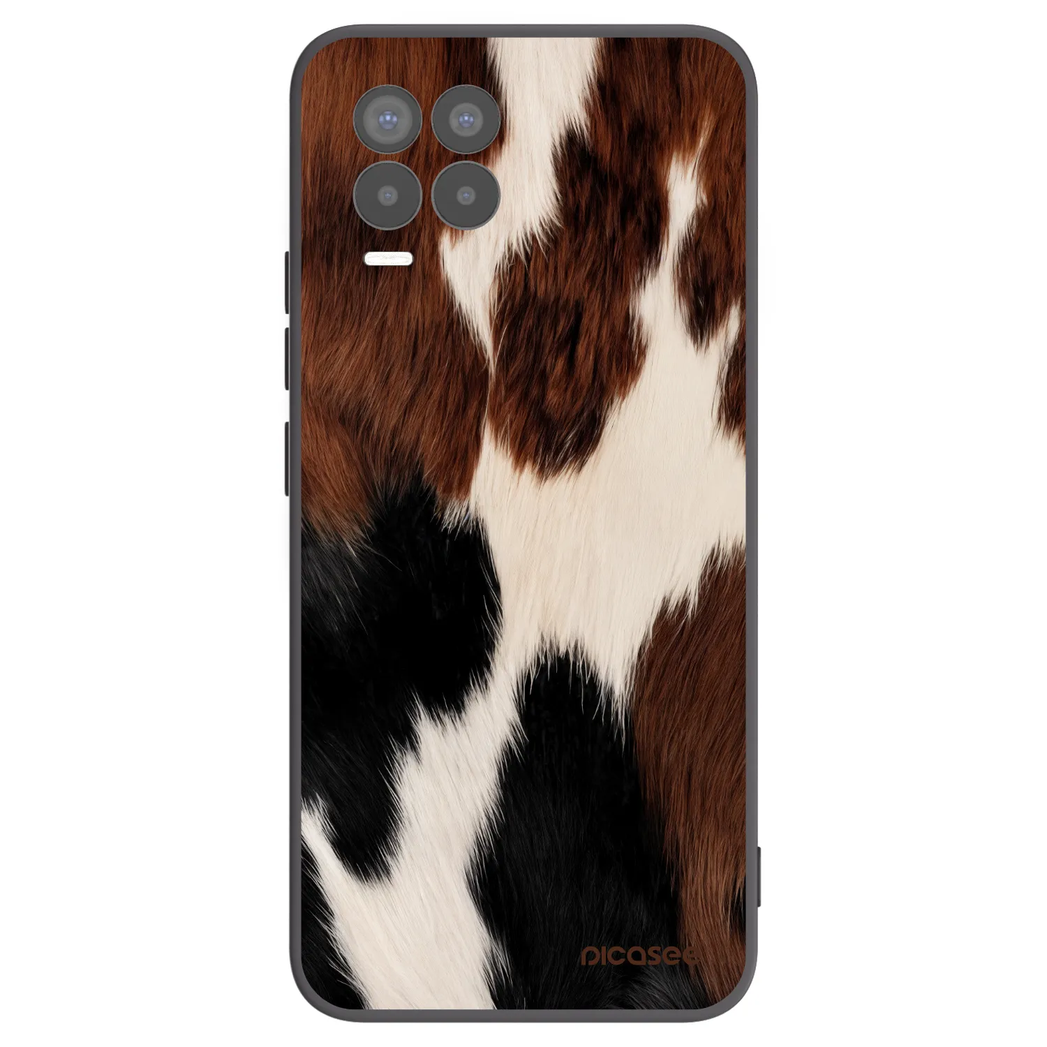 Picasee Μαύρη θήκη σιλικόνης για Realme 8 Pro - Rodeo