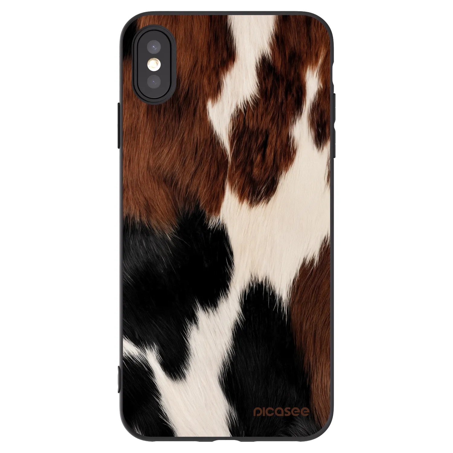 Picasee Μαύρη θήκη σιλικόνης για Apple iPhone XS Max - Rodeo