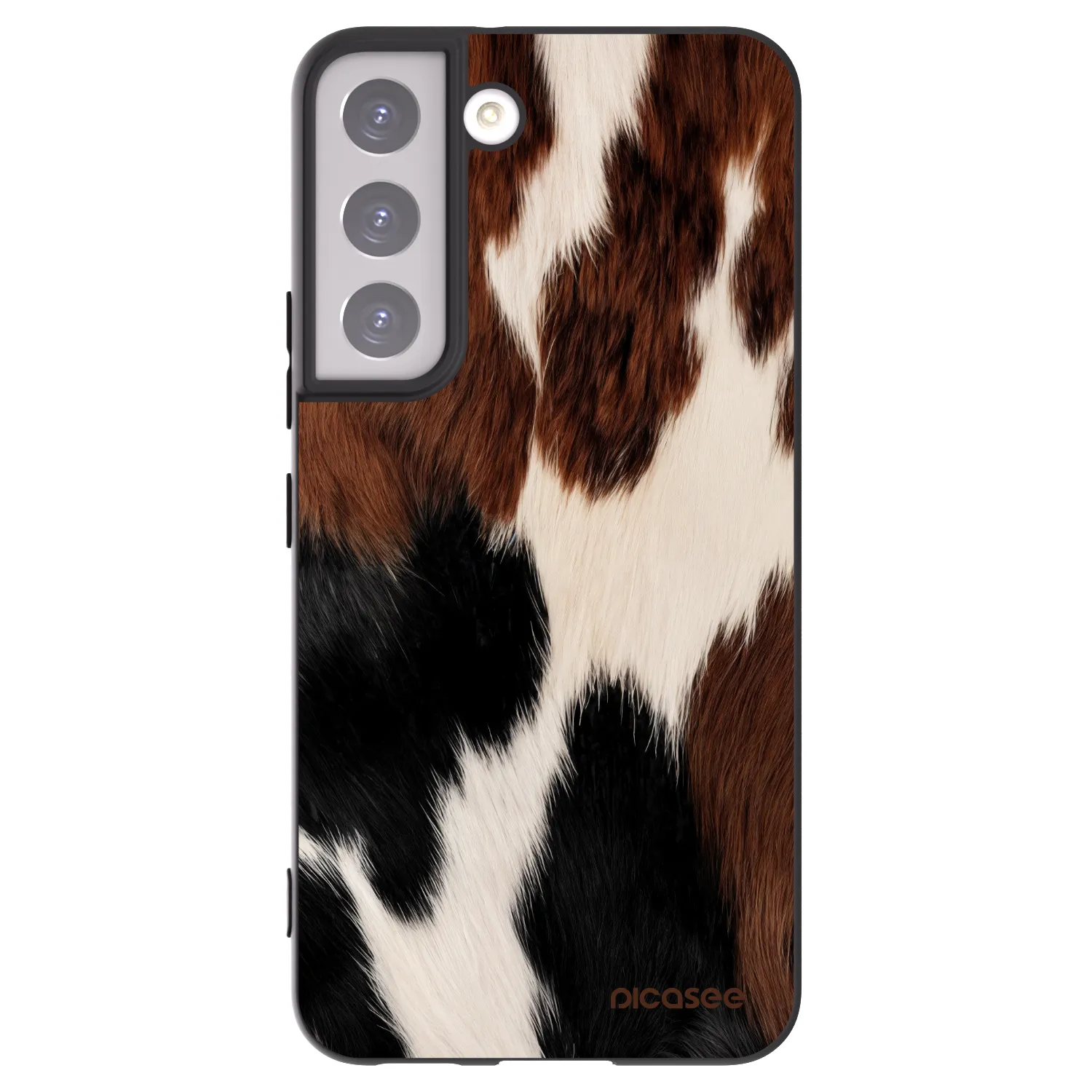 Picasee Μαύρη θήκη σιλικόνης για Samsung Galaxy S22 5G - Rodeo