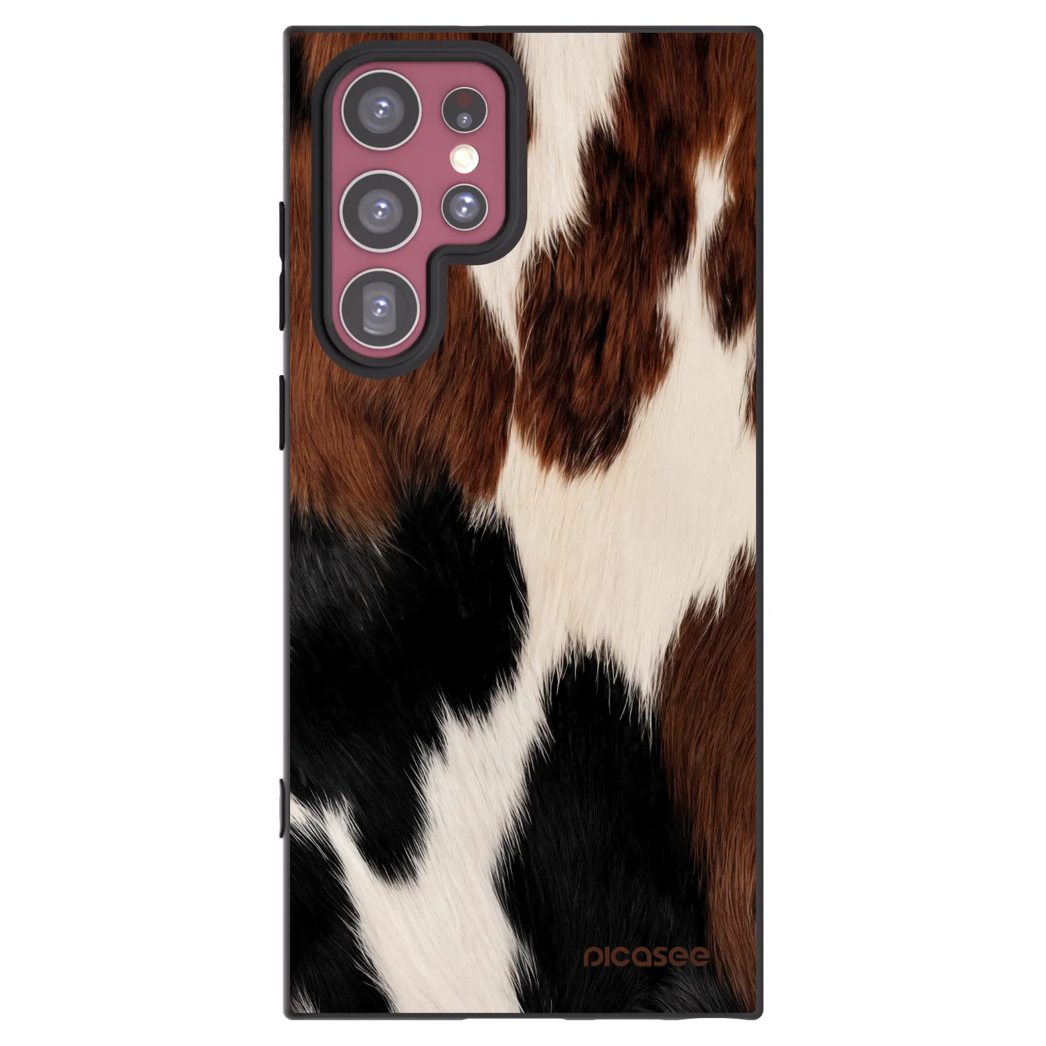 Picasee Μαύρη θήκη σιλικόνης για Samsung Galaxy S22 Ultra 5G - Rodeo