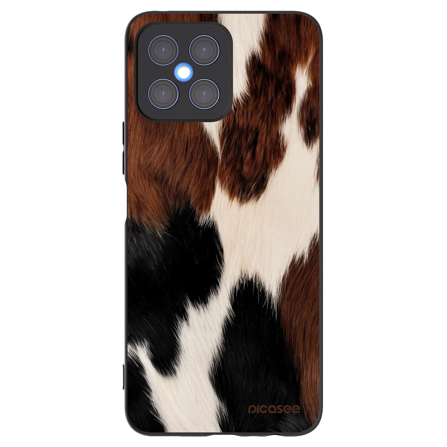 Picasee Μαύρη θήκη σιλικόνης για Honor X8 4G - Rodeo