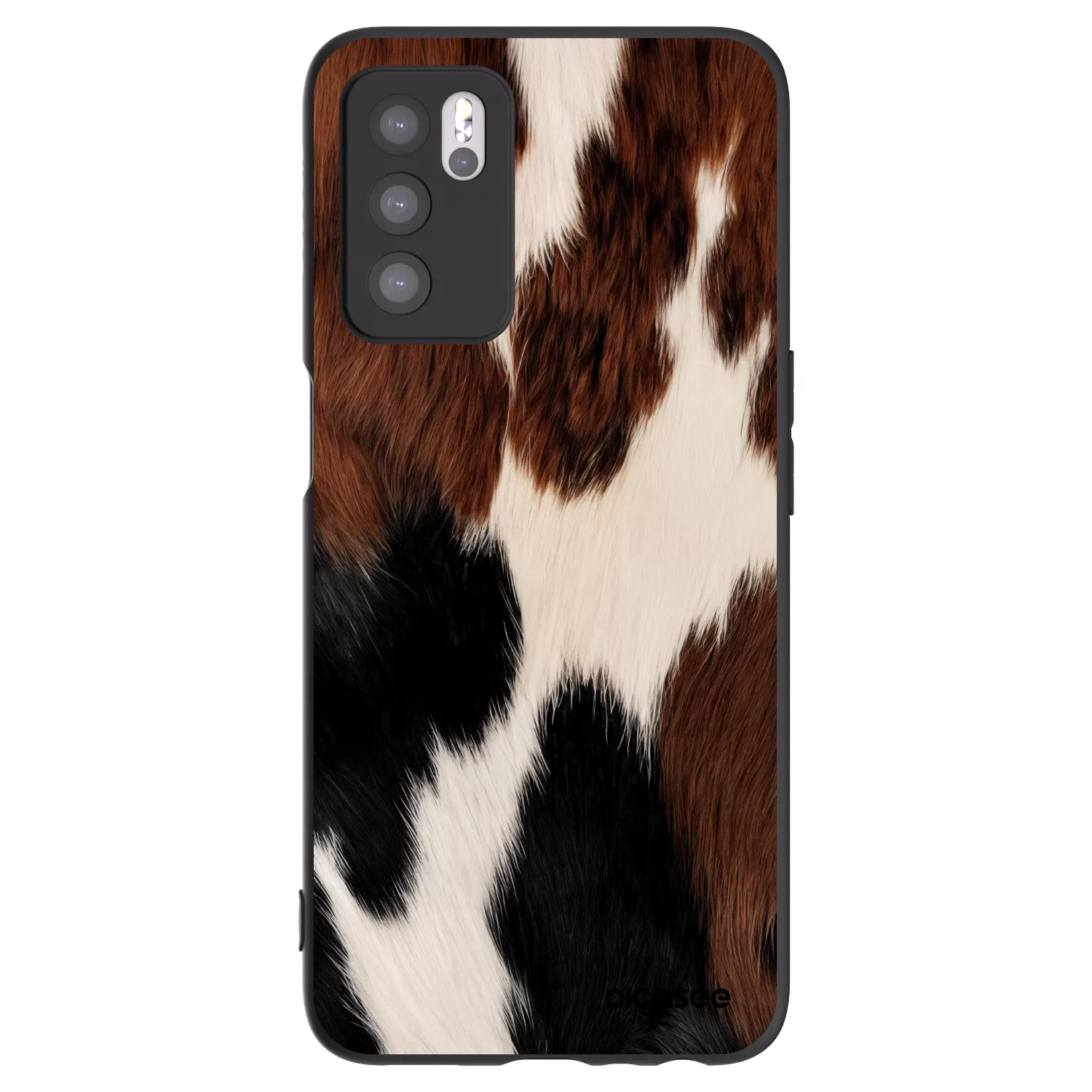 Picasee Μαύρη θήκη σιλικόνης για OPPO A16s - Rodeo