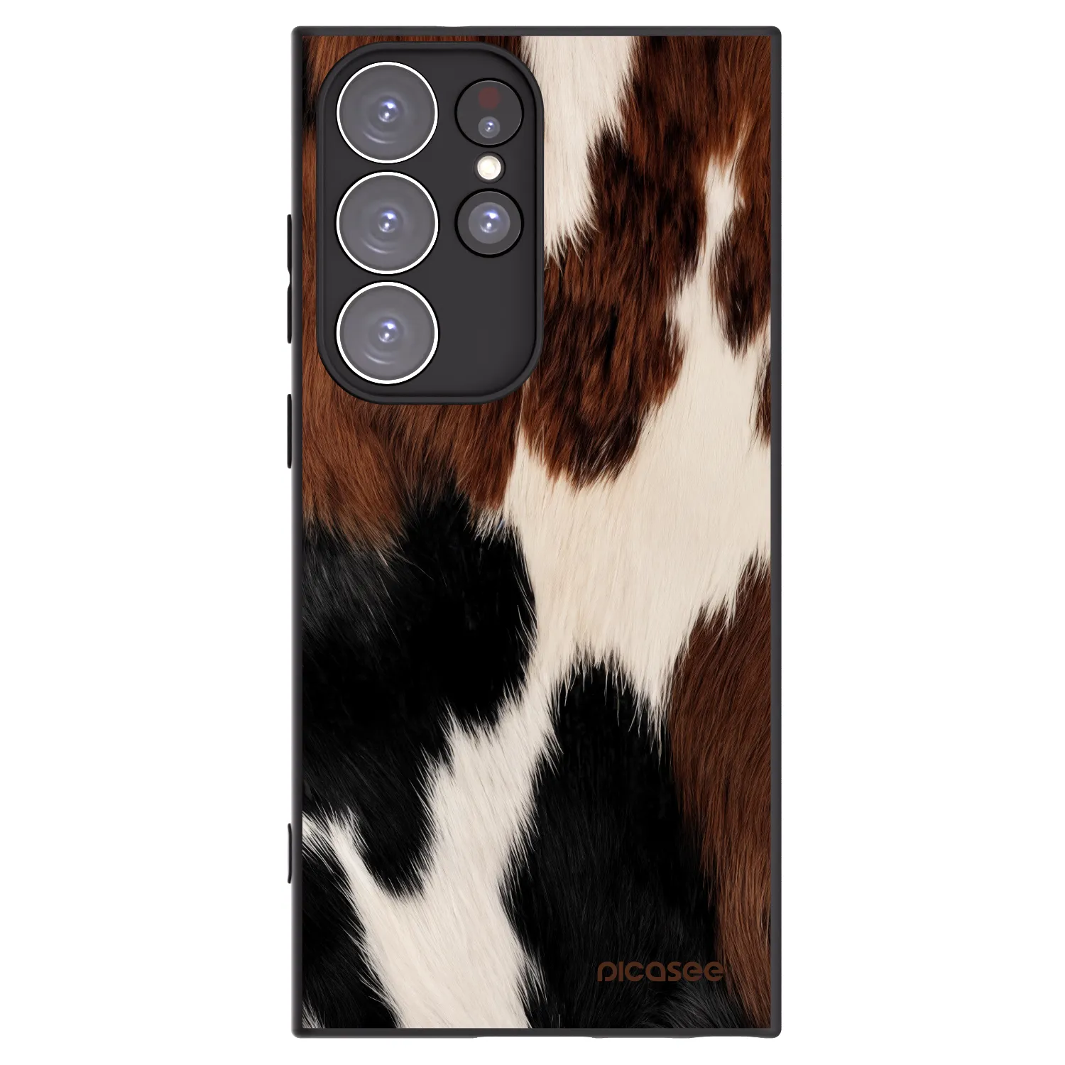 Picasee Μαύρη θήκη σιλικόνης για Samsung Galaxy S23 Ultra 5G - Rodeo