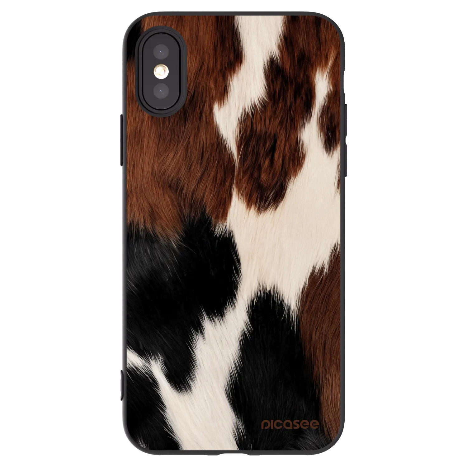 Picasee Μαύρη θήκη σιλικόνης για Apple iPhone X/XS - Rodeo