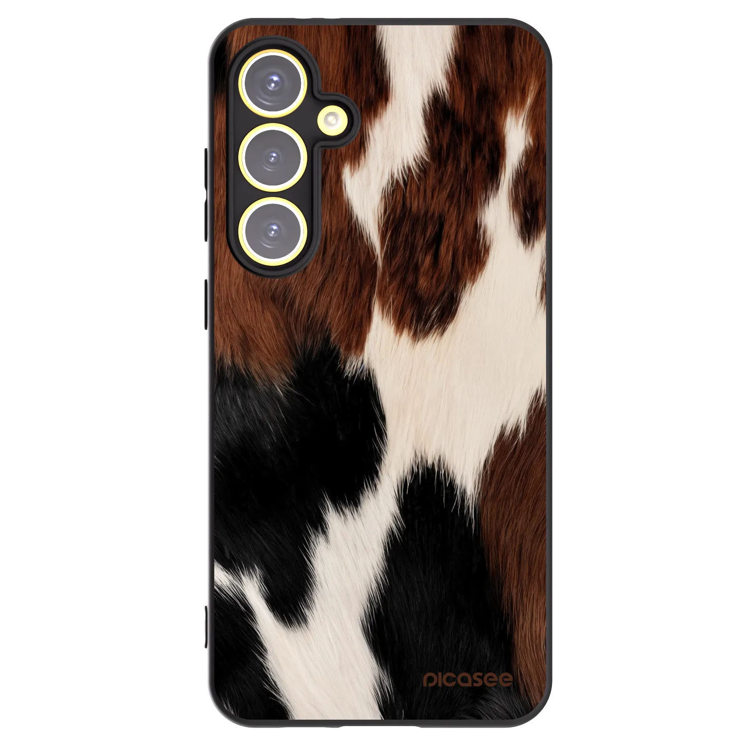 Picasee Μαύρη θήκη σιλικόνης για Samsung Galaxy S24 FE S721B - Rodeo