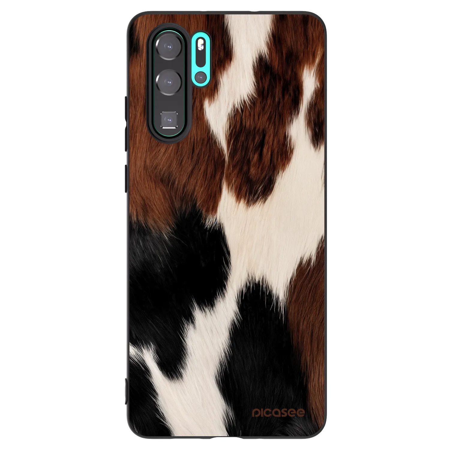 Picasee Μαύρη θήκη σιλικόνης για Huawei P30 Pro - Rodeo