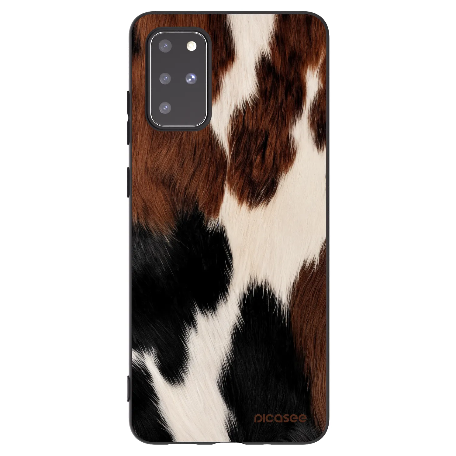 Picasee Μαύρη θήκη σιλικόνης για Samsung Galaxy S20+ G985F - Rodeo