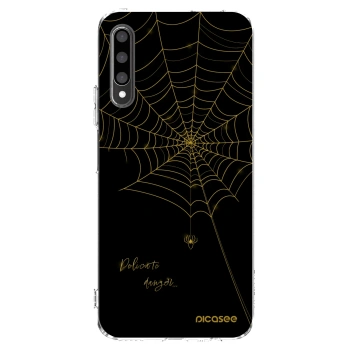 Picasee διαφανής θήκη σιλικόνης Honor 9X Pro - Delicate danger