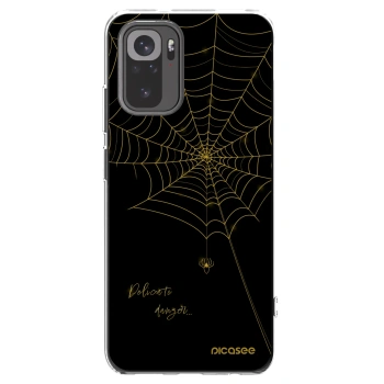 Picasee διαφανής θήκη σιλικόνης Xiaomi Redmi Note 10 - Delicate danger
