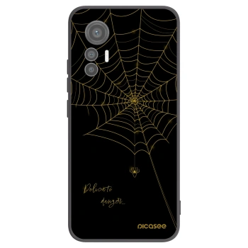 Picasee Μαύρη θήκη σιλικόνης για Xiaomi 12 Lite - Delicate danger